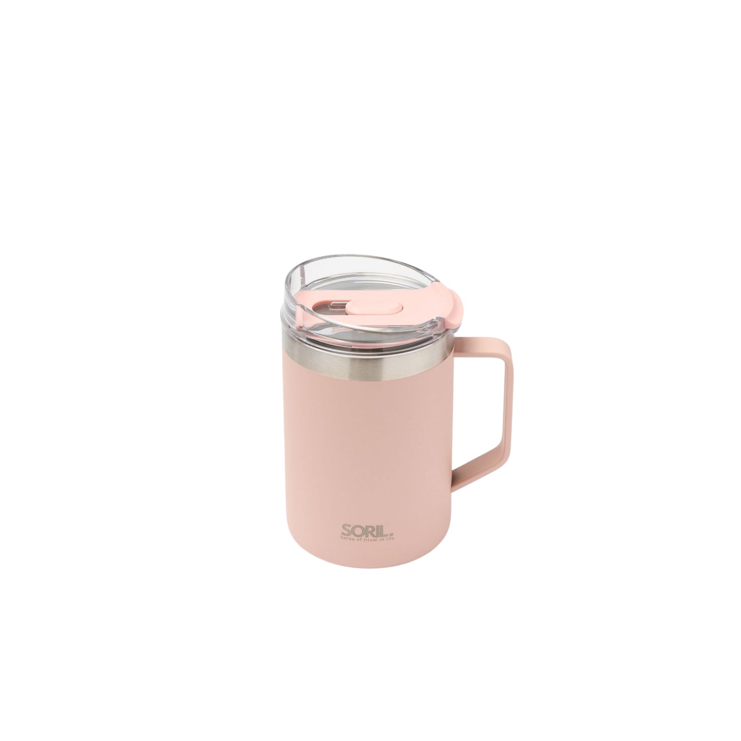SORIL不鏽鋼真空保溫馬克杯480ml