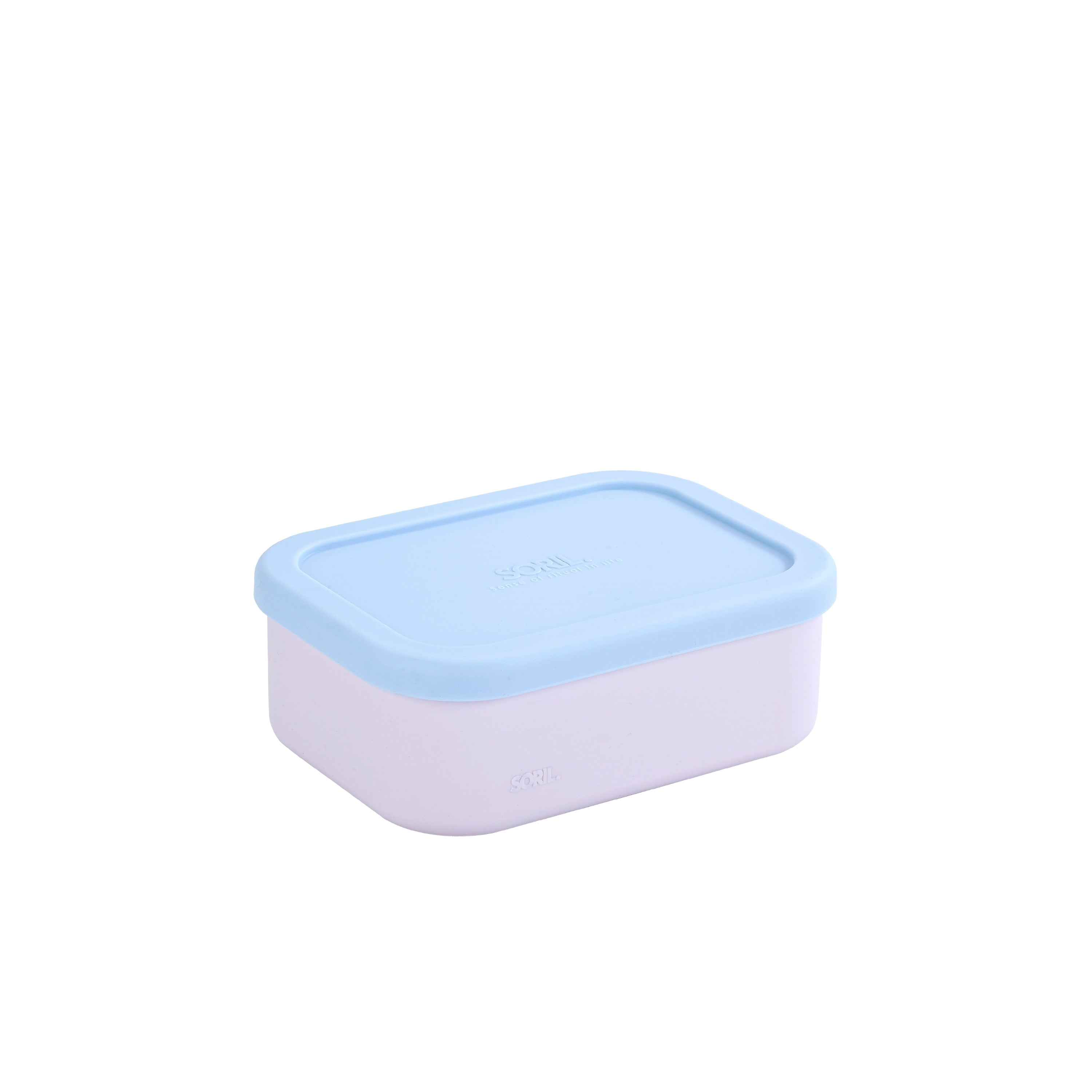 SORIL三格矽膠保鮮盒1.1L